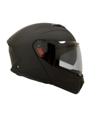 Casco | Solid Abatible | Negro Brillante | Kontrol
